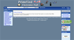 Desktop Screenshot of electronics.primefind.com
