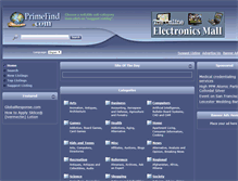 Tablet Screenshot of primefind.com
