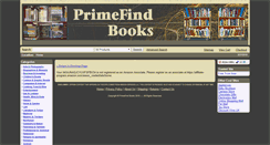 Desktop Screenshot of books.primefind.com