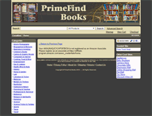 Tablet Screenshot of books.primefind.com